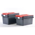 Caja plástico para traslado de cuadros