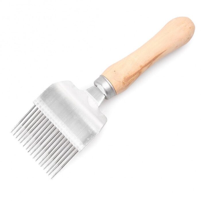 peine de puas profesional Peine de púas mango madera